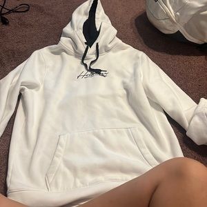 White Hollister hoodie